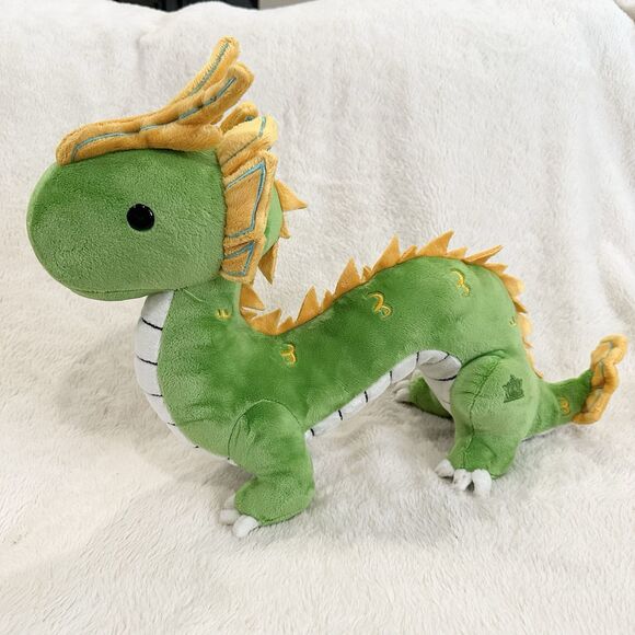 Bellzi Long-yi The Serpent Chinese Dragon Green Plush Large 16.5" Stuffed Animal - Picture 1 of 8